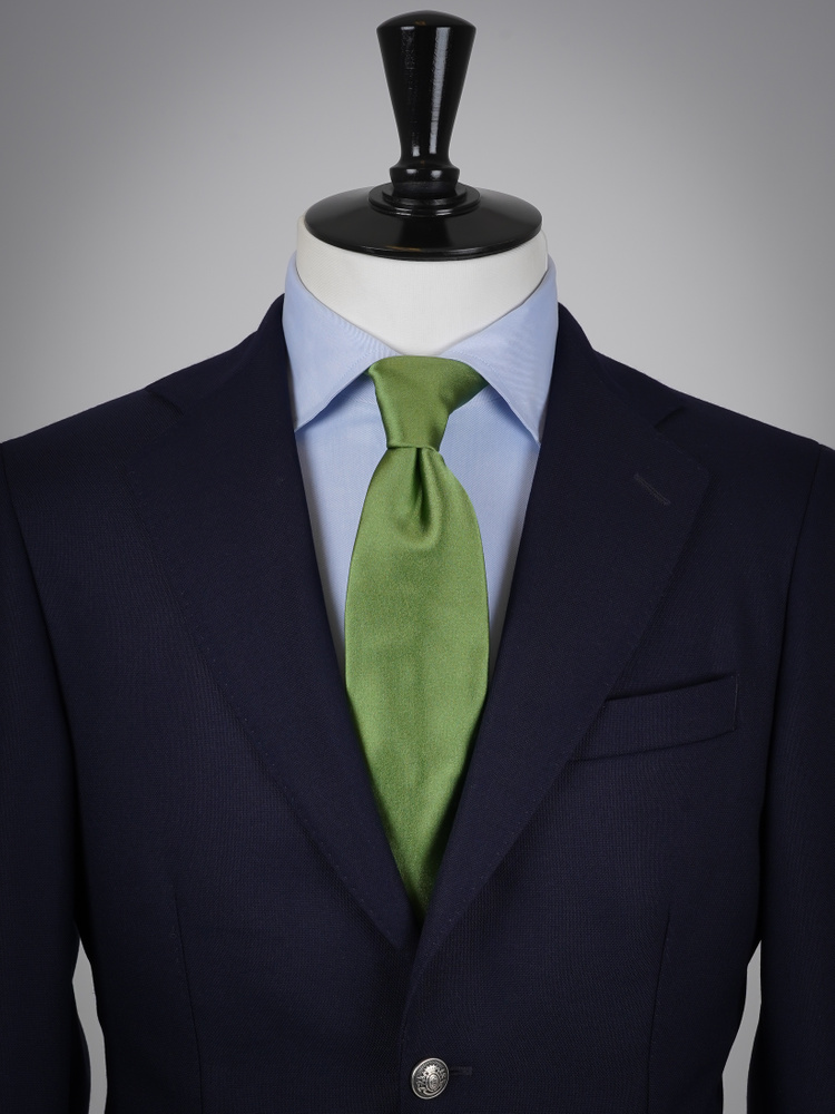Light olive green satin tie