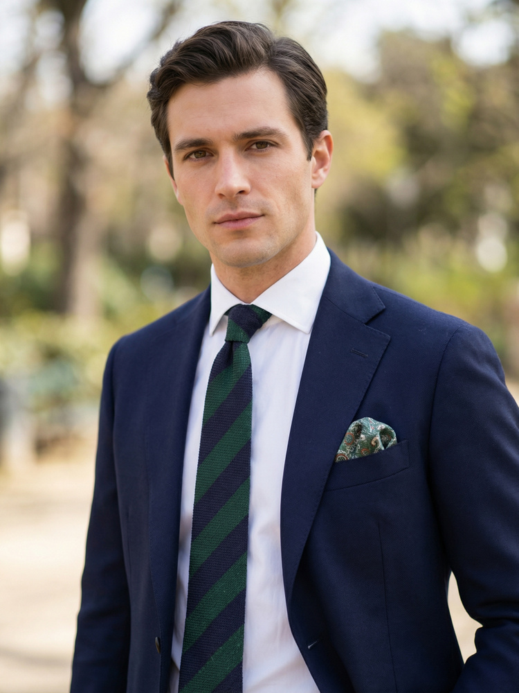 Krawat & poszetka Giuseppe