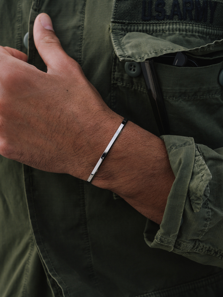Bangle bracelet | Regent Cuff silver