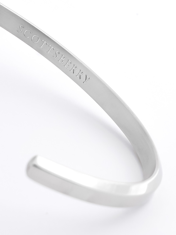 Bangle bracelet | Regent Cuff silver
