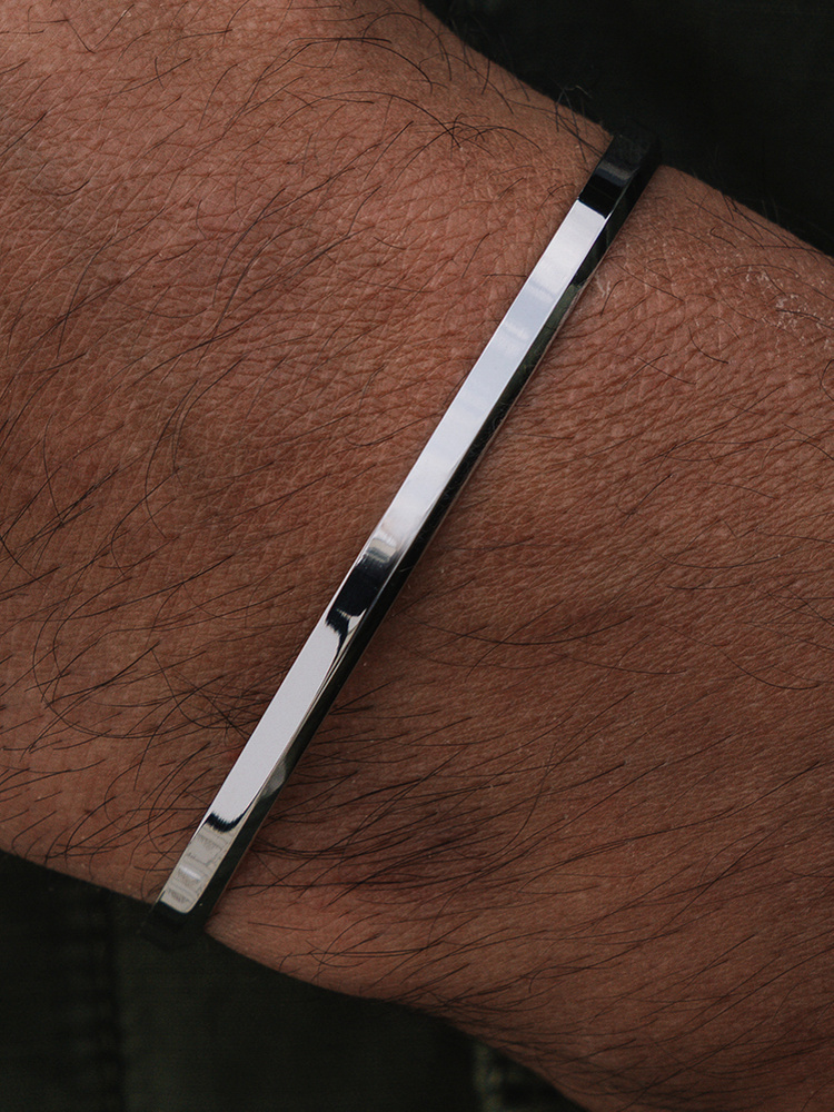 Bangle bracelet | Regent Cuff silver