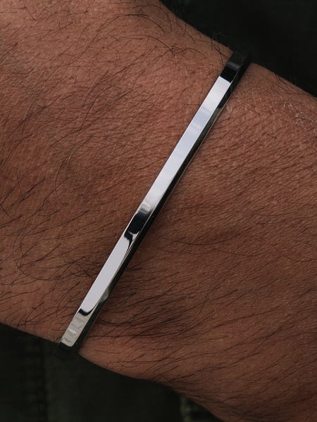 Bangle bracelet | Regent Cuff silver