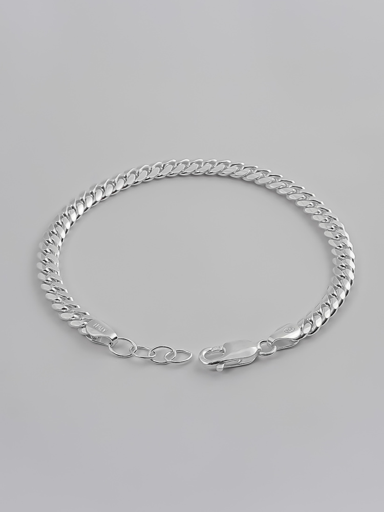 5 mm │ Sterling‑Silber Gliederarmband
