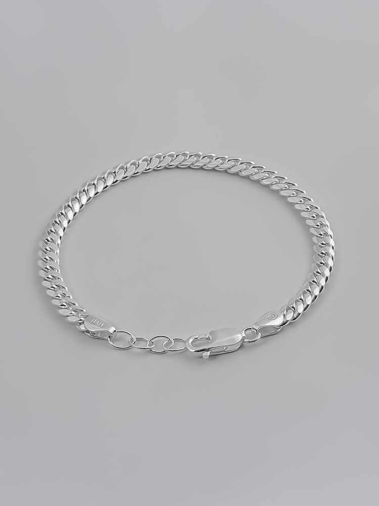 5 mm │ Sterling‑Silber Gliederarmband