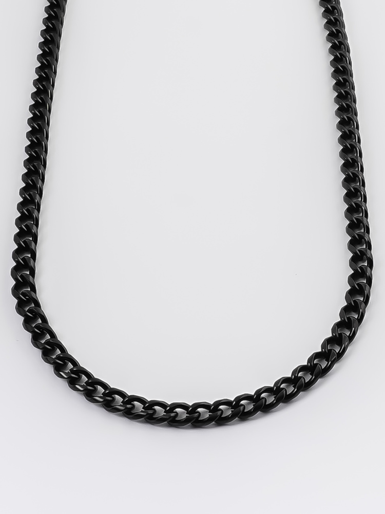 4 mm | Colier din oțel inoxidabil negru