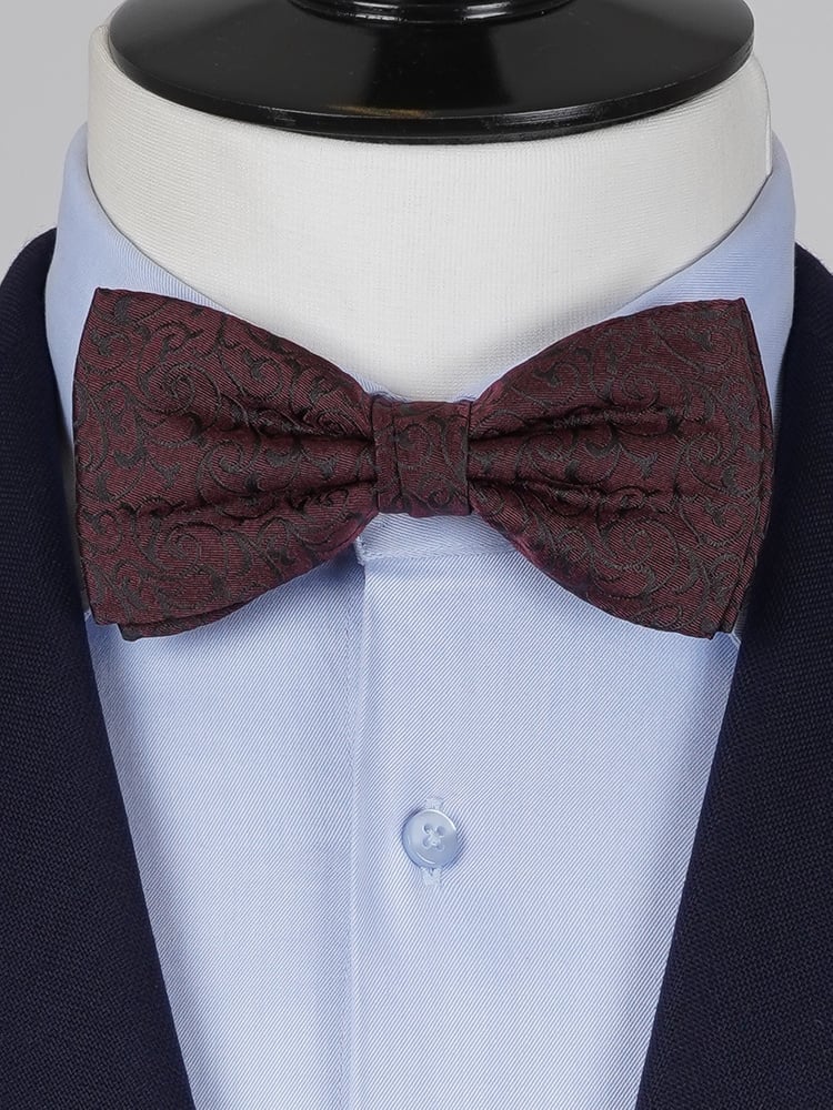 Burgundy bow tie Lusso