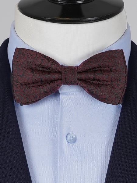 Burgundy bow tie Lusso