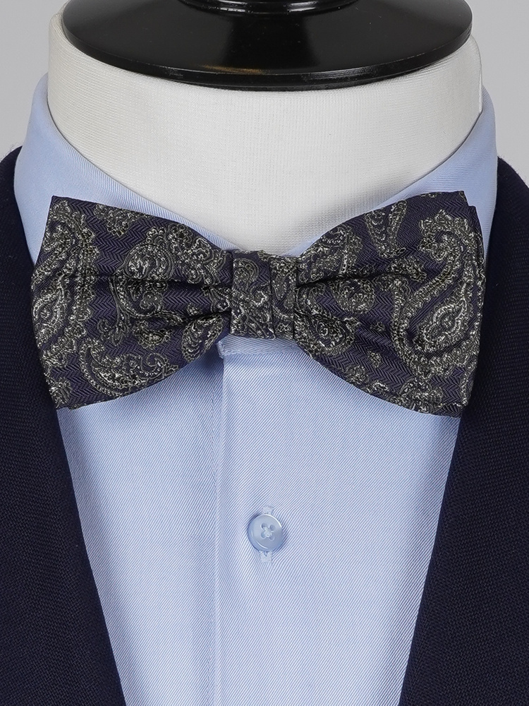 Mørkeblå sløyfe Paisley Palermo