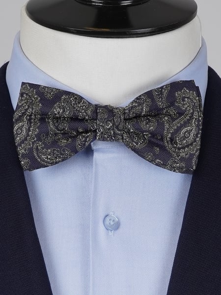 Mørkeblå sløyfe Paisley Palermo