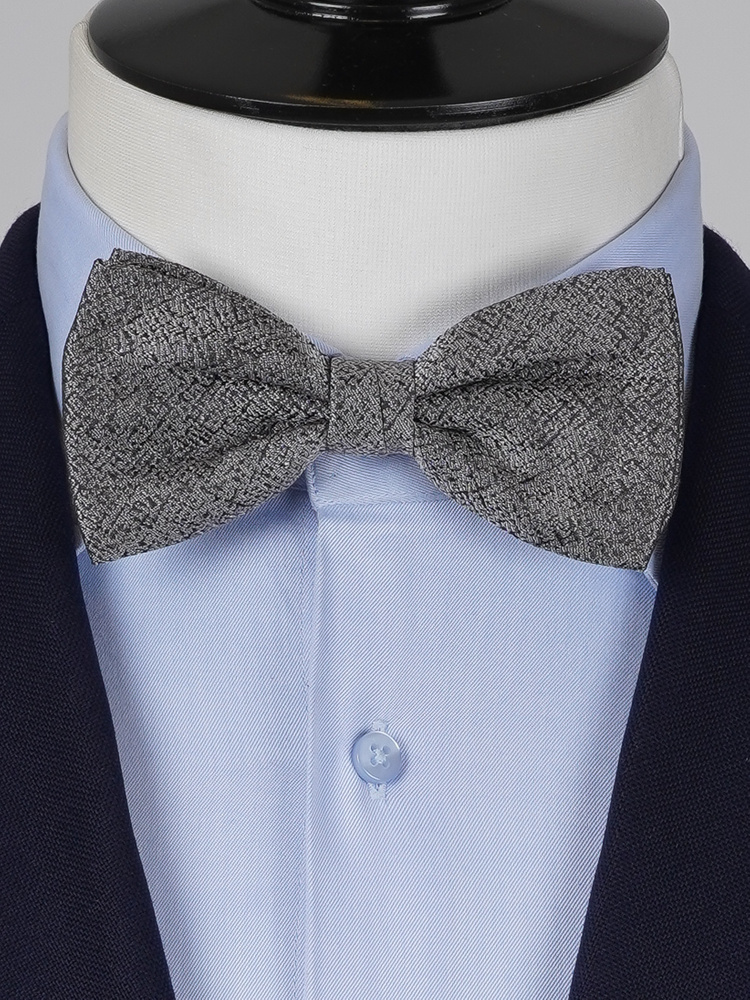 Silverfärgad fluga Gatsby