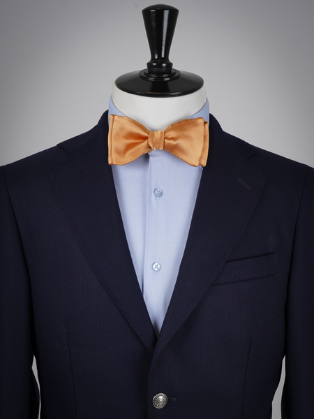 yellow self tie bow tie