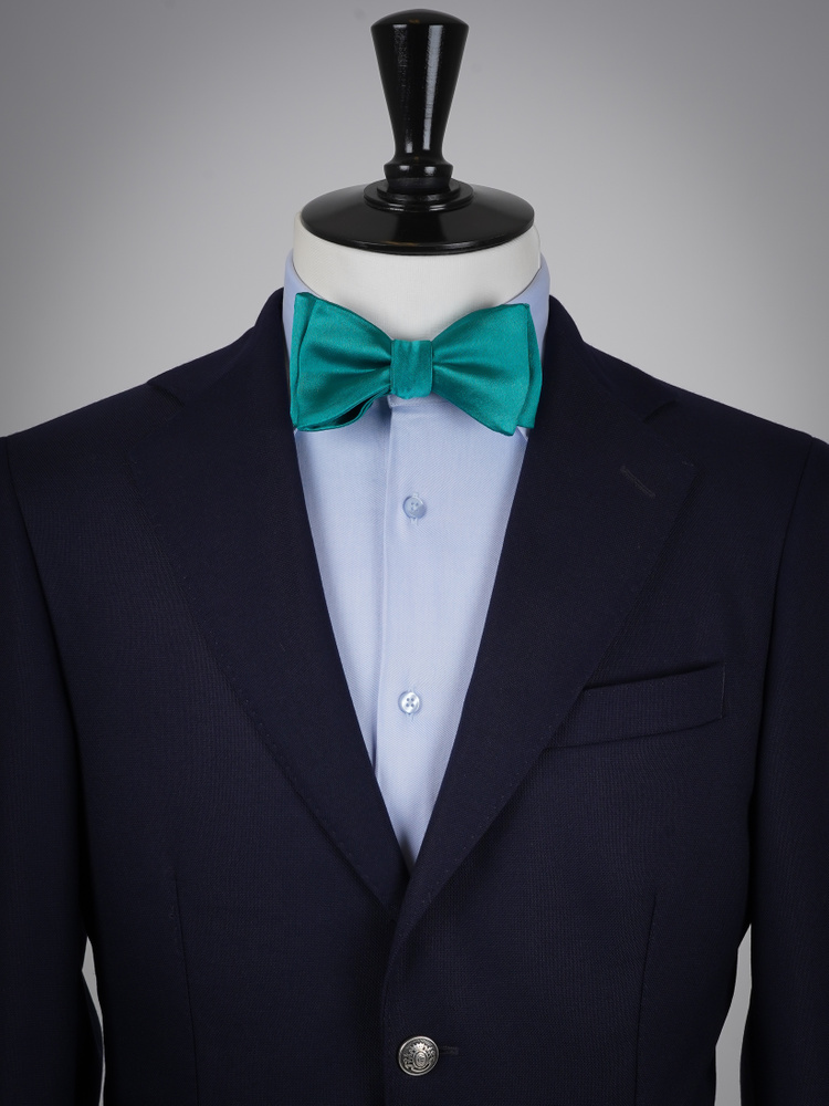 Teal selvbinder butterfly