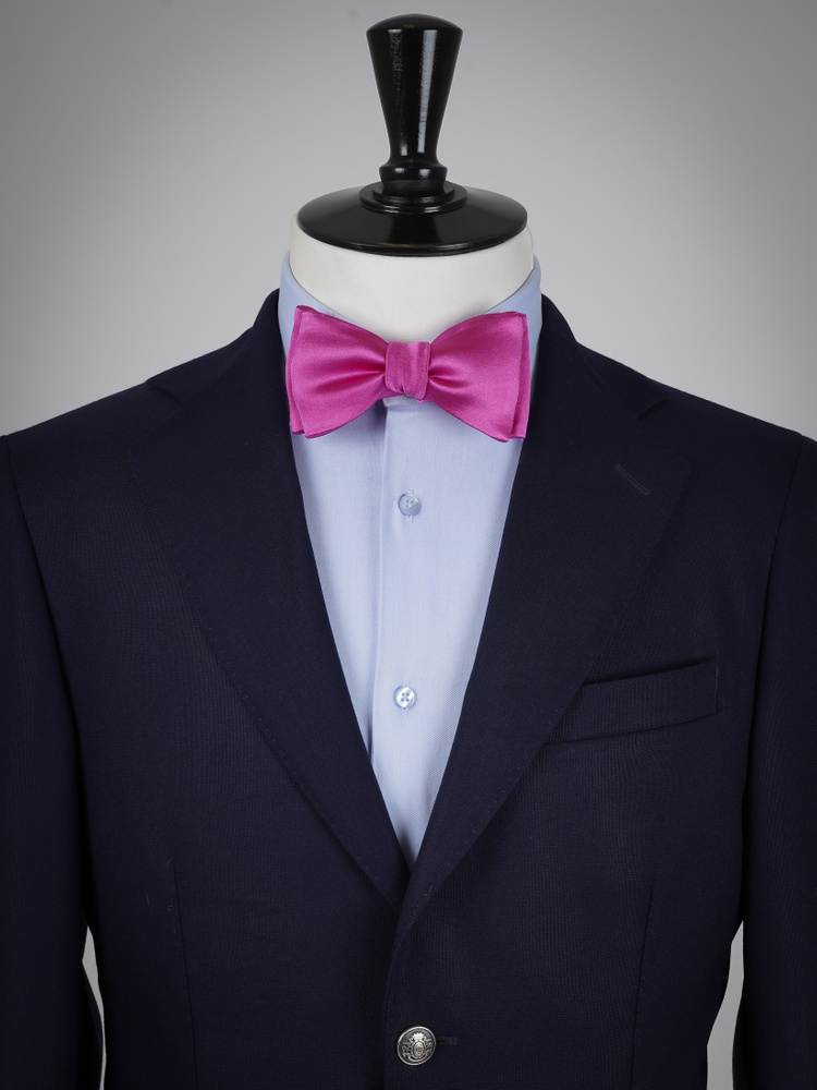 Rose purple self-tie bow tie