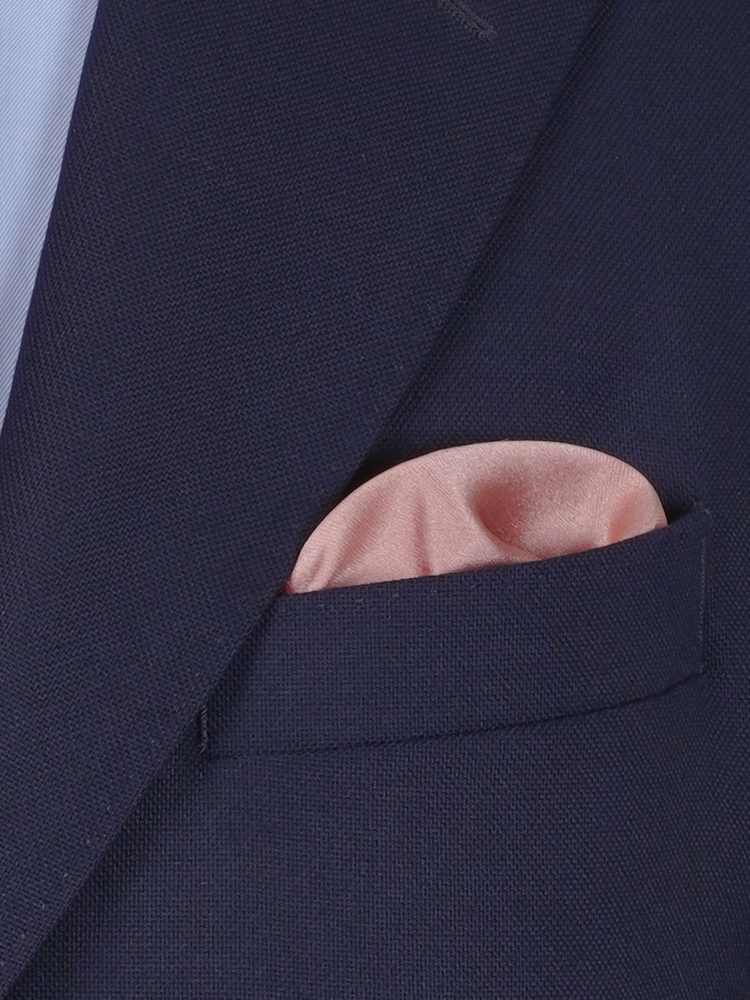 Vanhan roosan värinen kapea solmio & taskuliina