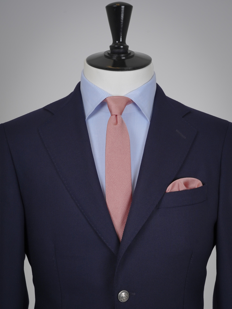 Skinny old pink tie & hanky