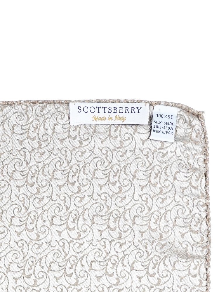 Arany-bézs díszzsebkendő Lusso