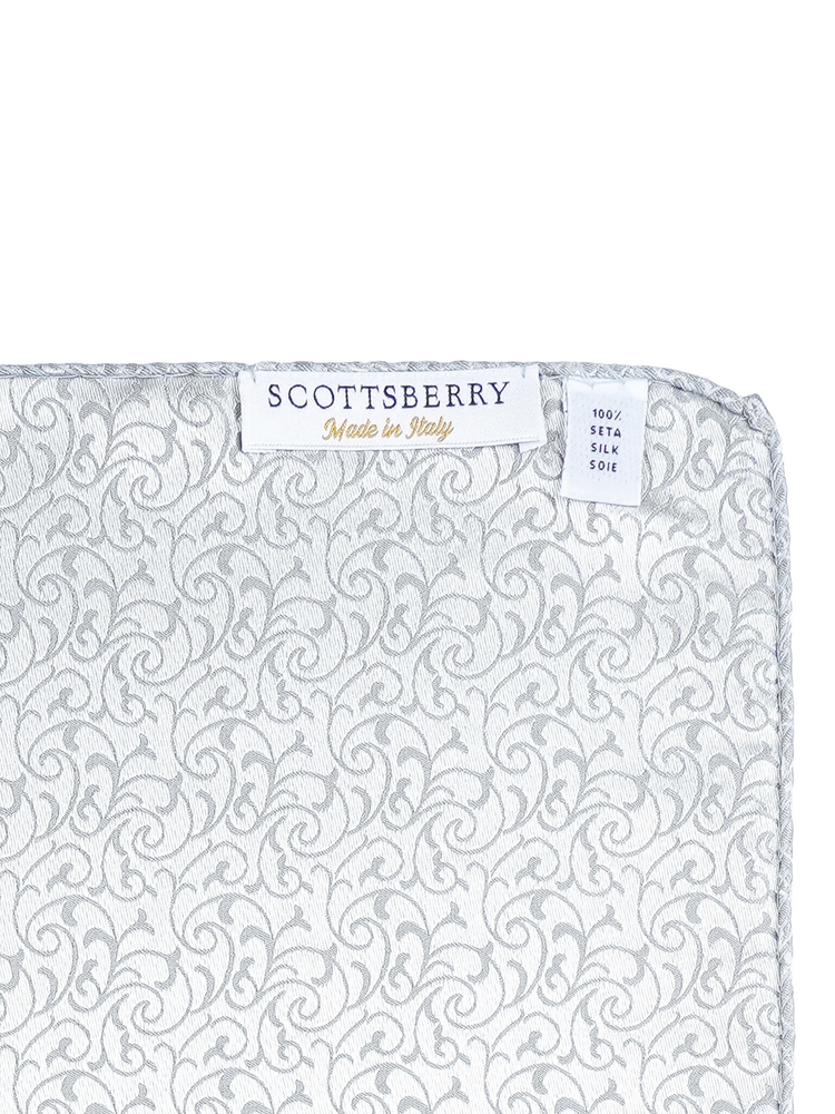 Ezüst díszzsebkendő Lusso