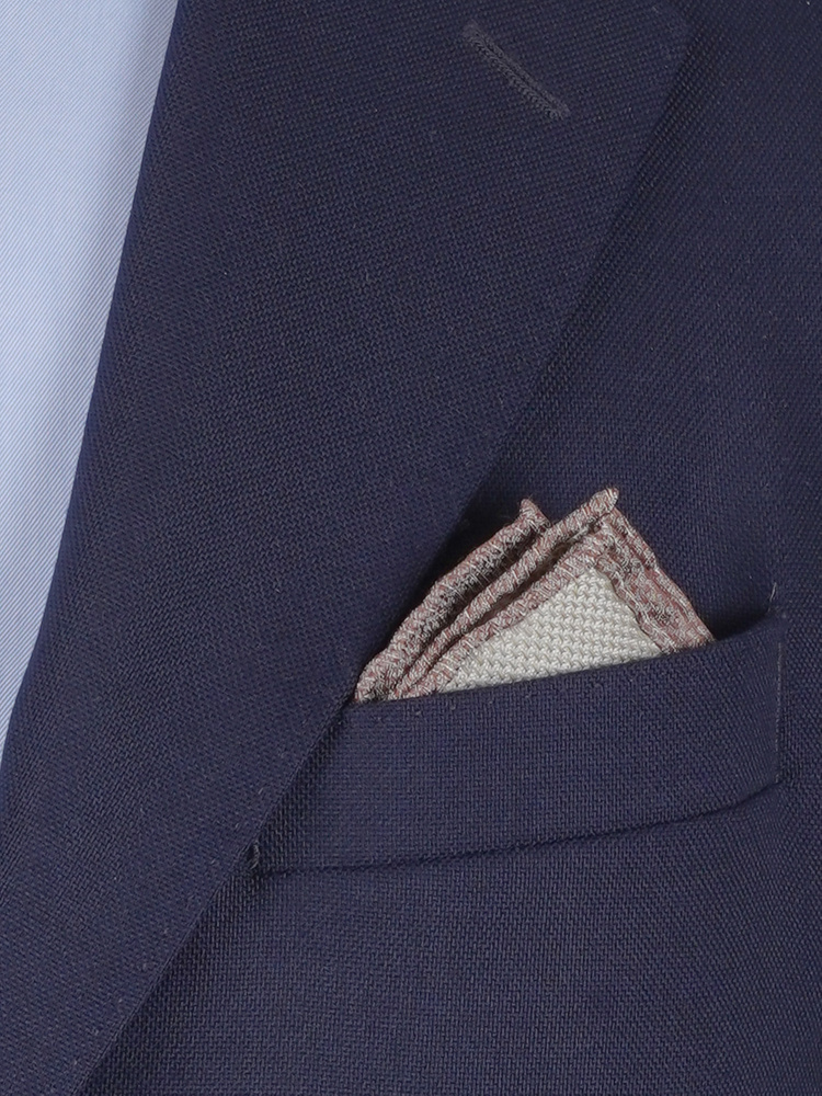 Beige & light brown hanky