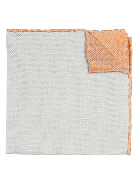 Beige & orange lommeklud
