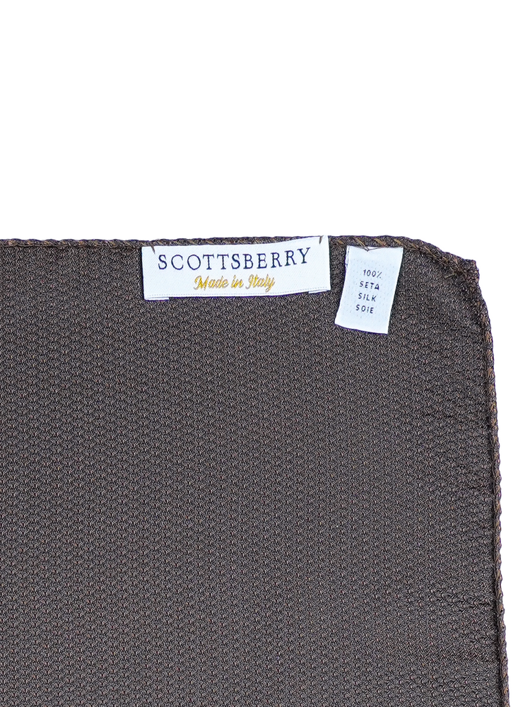 Dark brown grenadine hanky