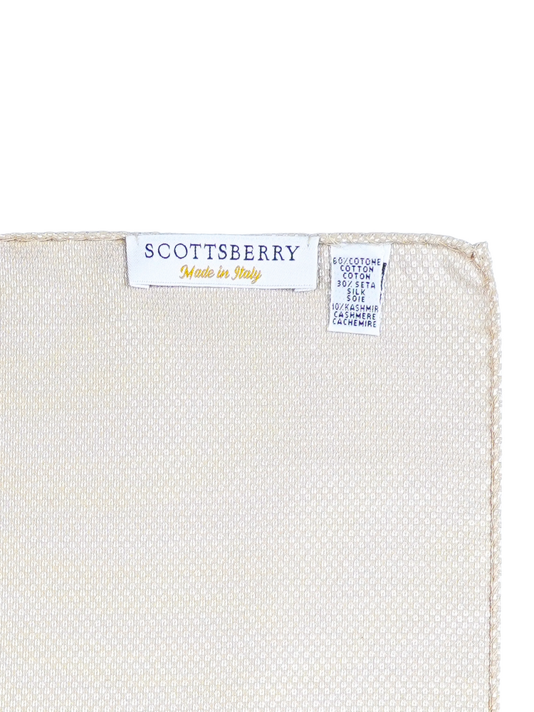 Beige grenadine cashmere hanky