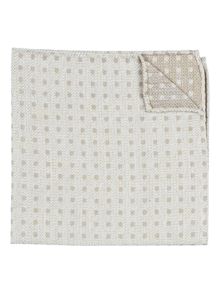 Beige prikket lommeklud Porto