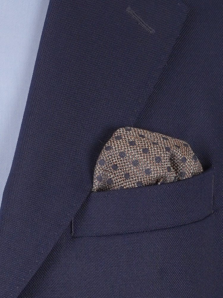 Brown dotted hanky Porto