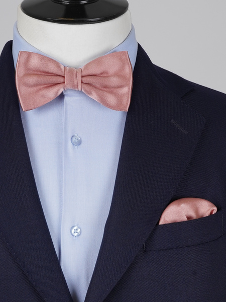 Altrosa Fliege & Einstecktuch