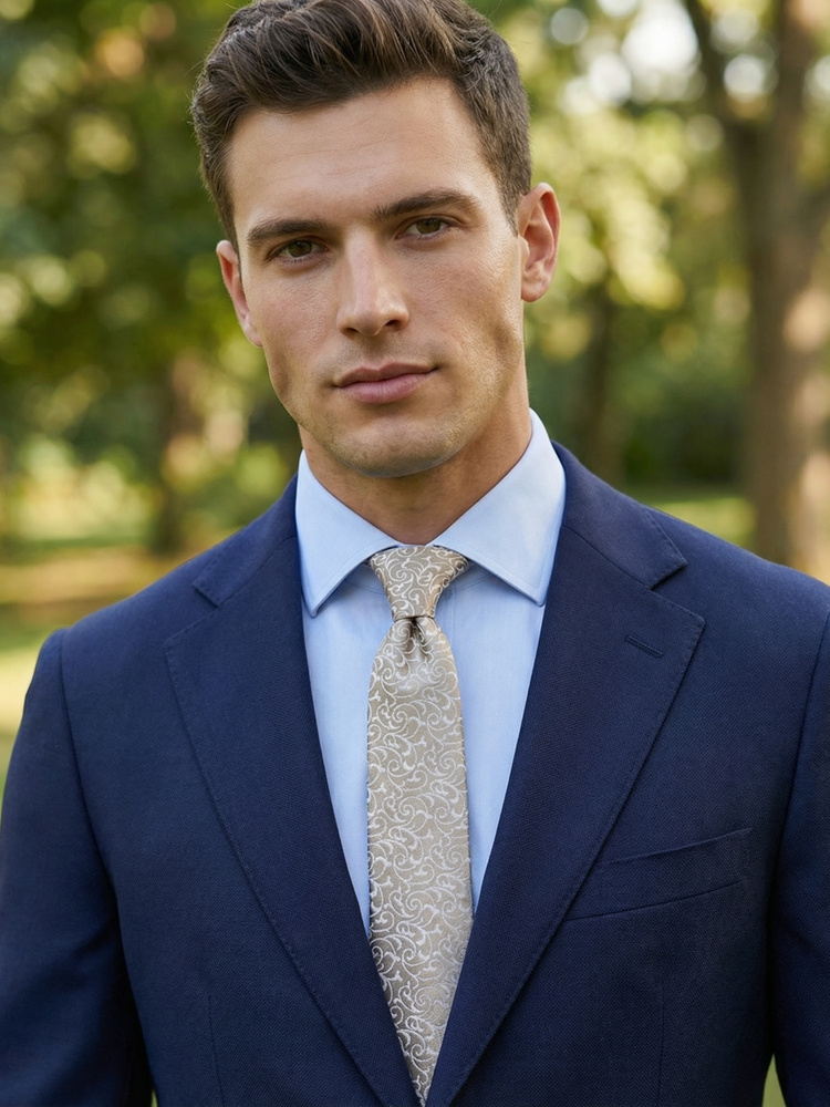 Gull-beige smal slips Lusso