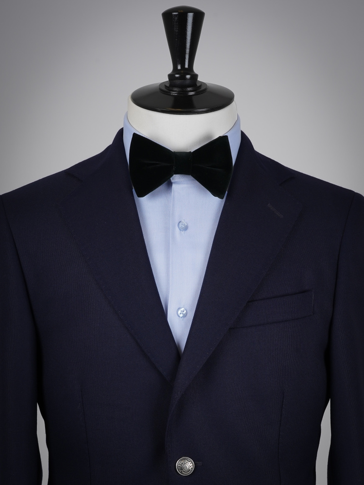 Black velvet bow tie