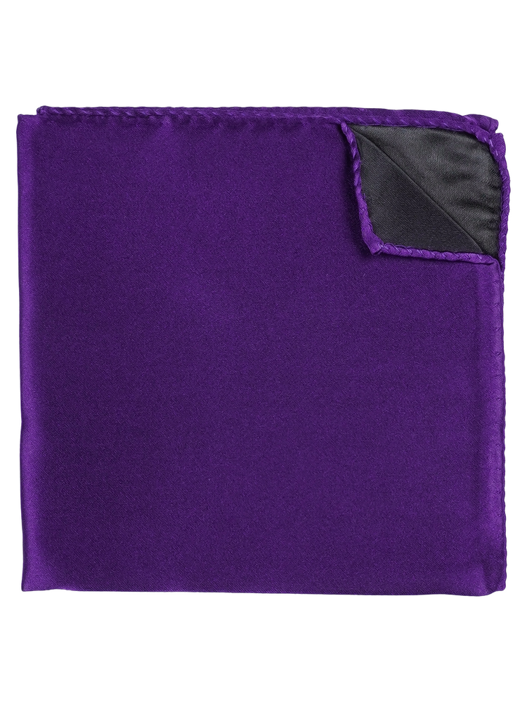 Tummanliila rusetti & taskuliina