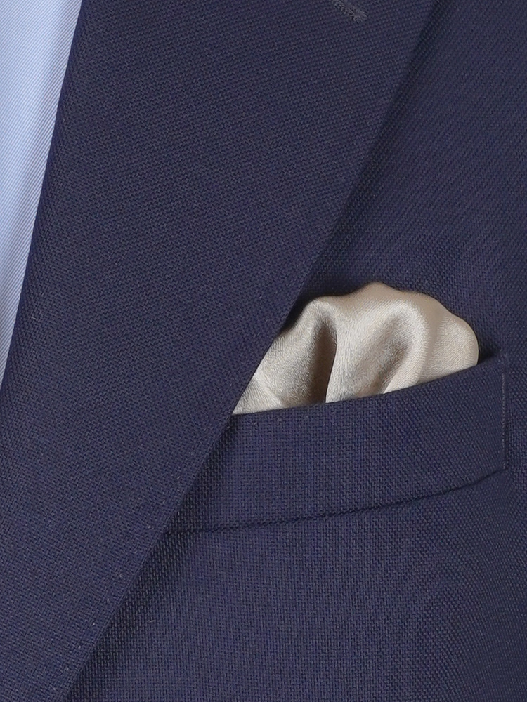 Greige beige bow tie & hanky