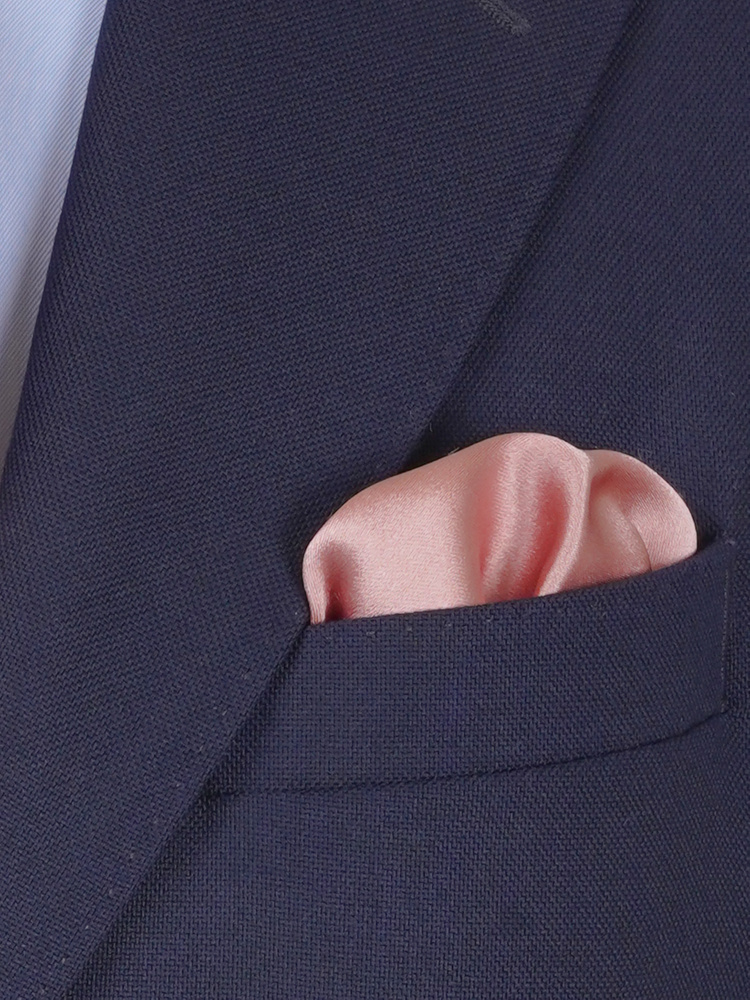 Selbstbinder Altrosa Fliege & Einstecktuch