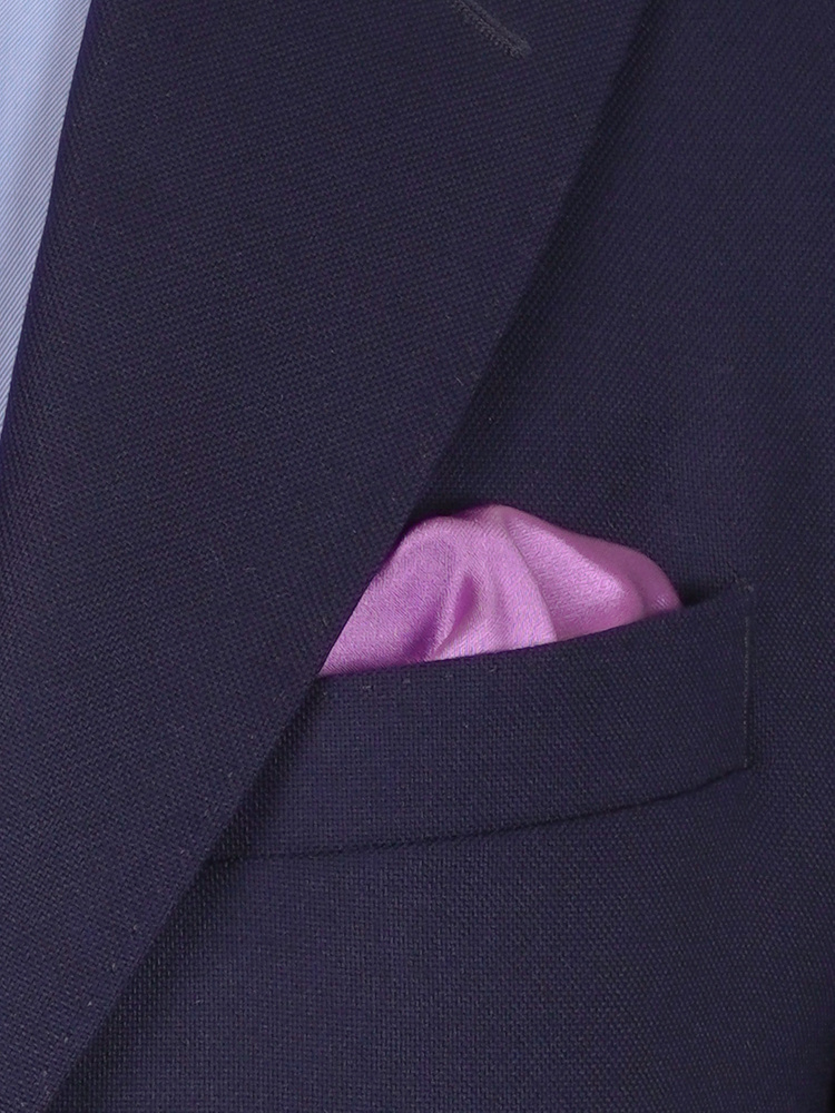 Selbstbinder Helllila Fliege & Einstecktuch