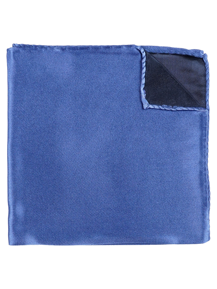 Selbstbinder Ägäisblaue Fliege & Einstecktuch