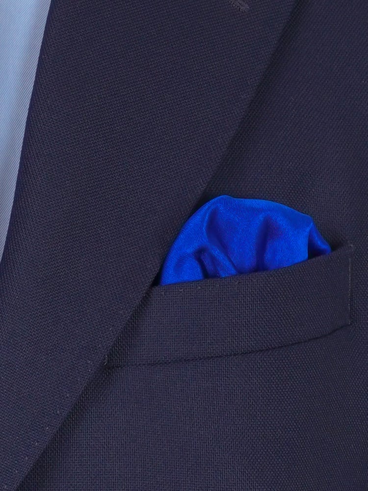 Selbstbinder Blaue Fliege & Einstecktuch