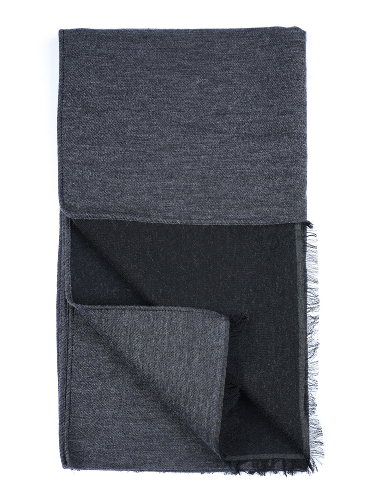 Szürke és sötétkék gyapjúsál Neive