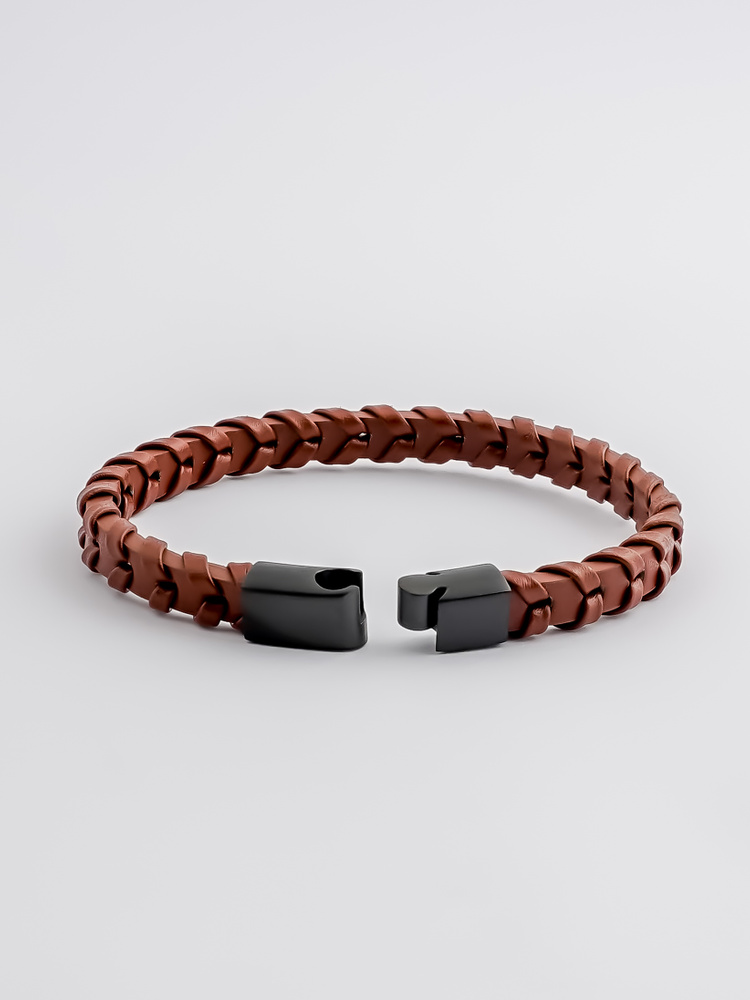 Brown Leather Bracelet Philip